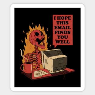 Skeleton: You Got Mail Sticker